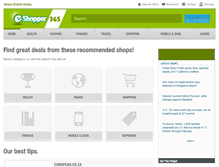 Tablet Screenshot of eshops365.com